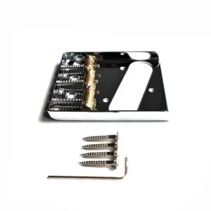 Telecaster Ashtray Bridge with string ferrules by Guitar Anatomy