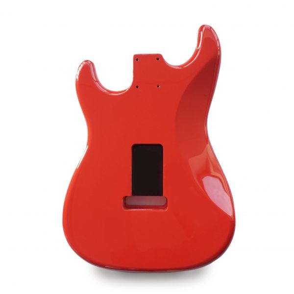 Fiesta Red Stratocaster Guitar Body by Guitar Anatomy