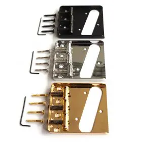 Telecaster Vintage Ashtray Bridge - Plated Saddles