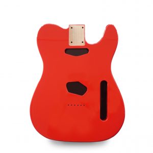Fiesta Red Telecaster Guitar Body by Guitar Anatomy