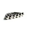 Chrome Brass Bridge Pins by Guitar Anatomy