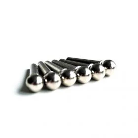 Chrome Brass Acoustic Guitar Bridge Pins