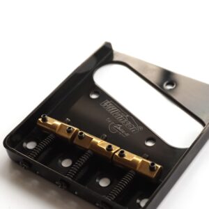 Black Wilkinson Tele Bridge - Guitar Anatomy