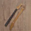 Stratocaster Compatible Roasted Maple and Rosewood Vintage Guitar Neck Nitro Satin 21 Fret Stainless Steel