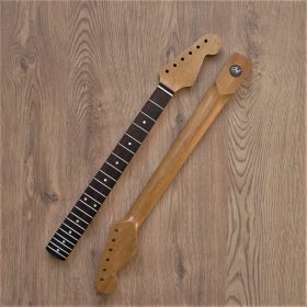 *Clearance* Stratocaster Compatible Roasted Maple and Rosewood Vintage Guitar Neck Nitro Satin 21 Fret