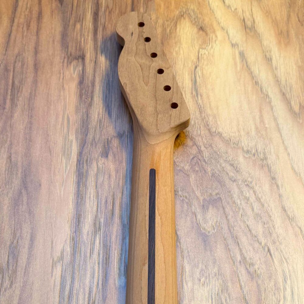 Telecaster Compatible Roasted Maple Vintage Guitar Neck Nitro Satin 21 Fret Unfinished - Image 10