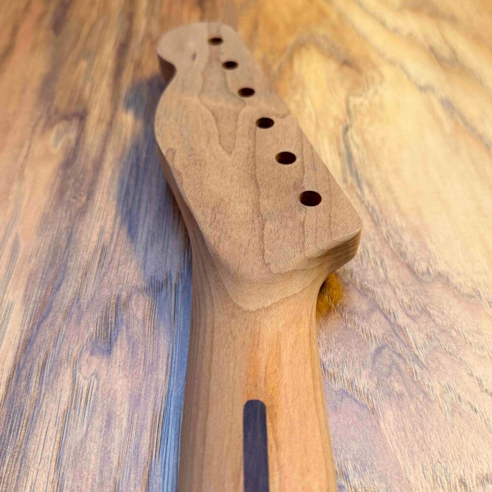 Telecaster Compatible Roasted Maple Vintage Guitar Neck Nitro Satin 21 Fret Unfinished - Image 11