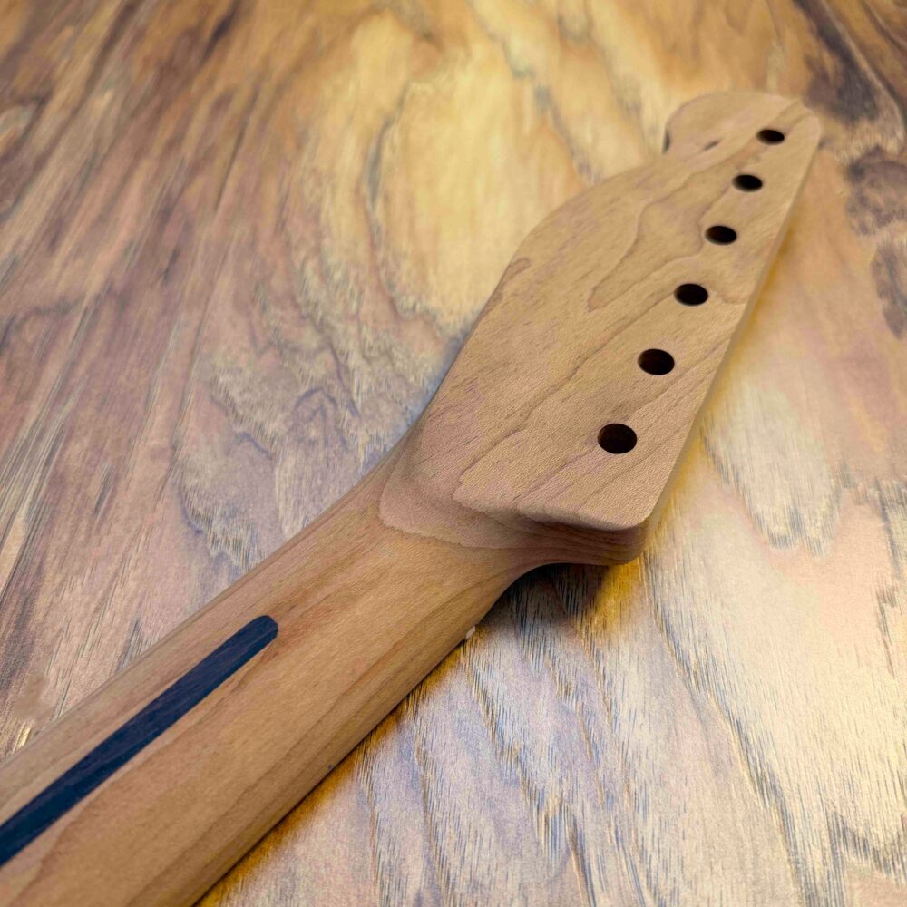 Telecaster Compatible Roasted Maple Vintage Guitar Neck Nitro Satin 21 Fret Unfinished - Image 6