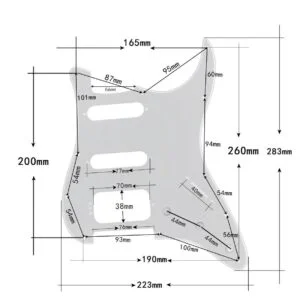 HSS Ultra Strat Pickguard by Guitar Anatomy