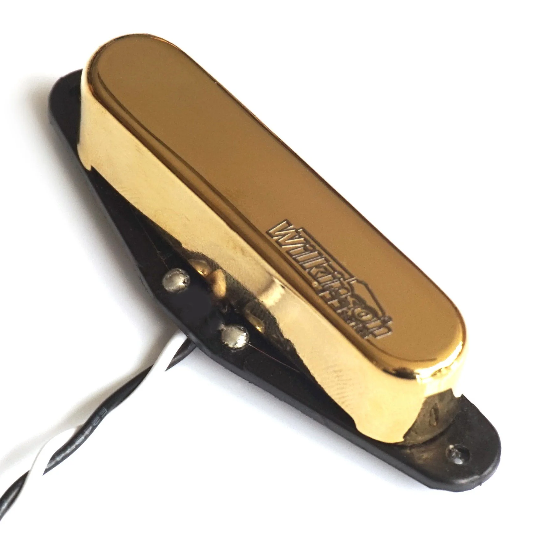 Wilkinson WOV Alnico V Pickup Set Bridge Neck Gold 50s Vintage Single Coil for Telecaster Guitars