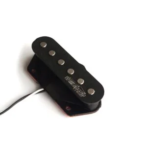 Wilkinson WOV Alnico V Pickup Set Bridge Neck Gold 50s Vintage Single Coil for Telecaster Guitars