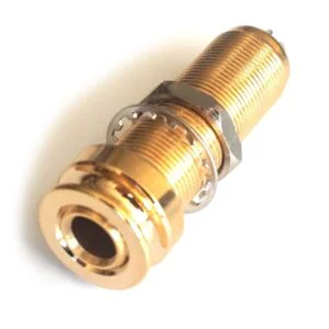 Long Barrel End Pin Strap Guitar Jack Input Socket for Acoustic or Electric Guitar | Guitar Anatomy
