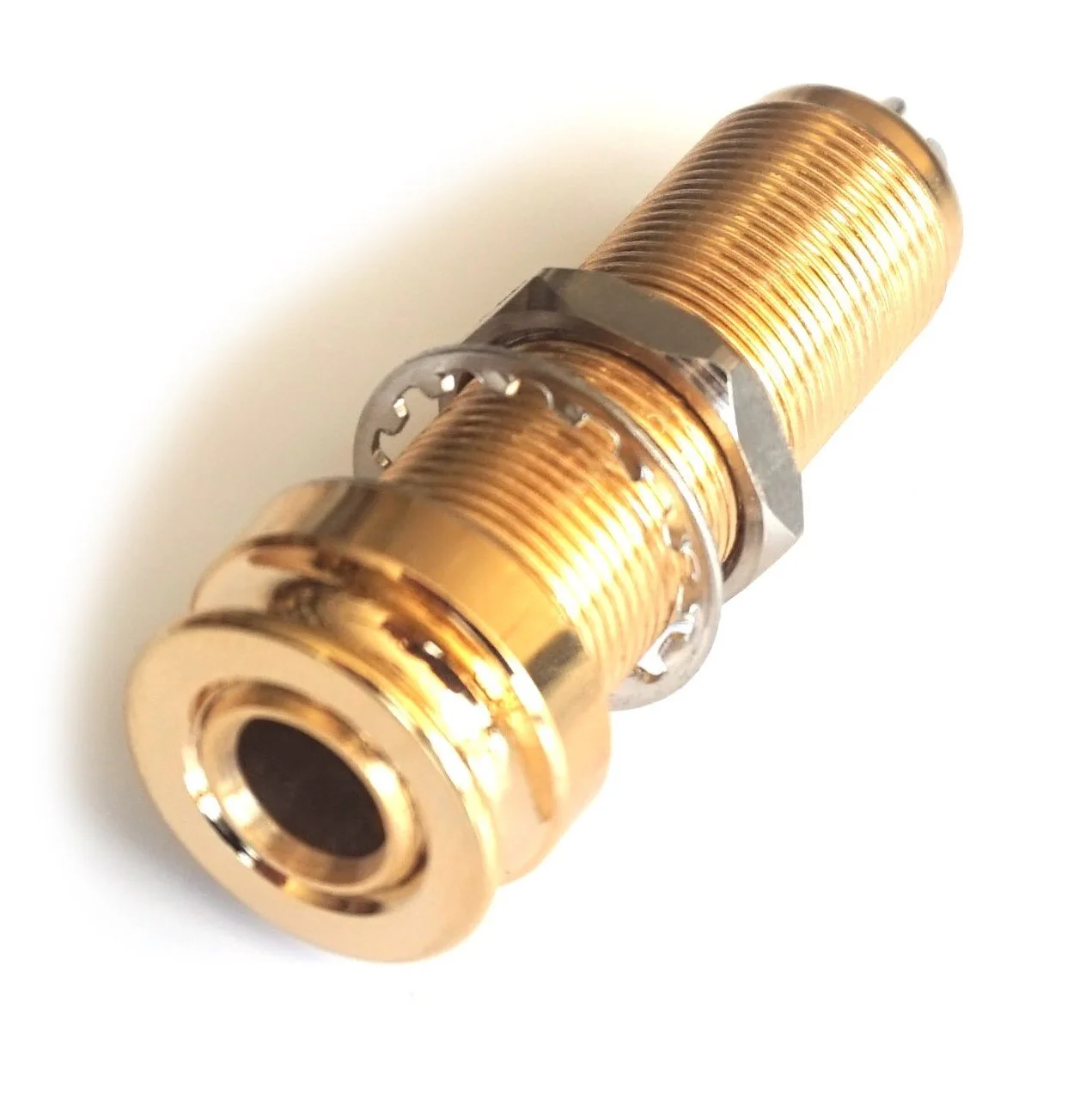Long Barrel End Pin Strap Guitar Jack Input Socket for Acoustic or Electric Guitar | Guitar Anatomy