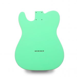 Telecaster Guitar Body - Seafoam Green with Vintage Cream Binding
