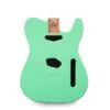 Telecaster Compatible Guitar Body - Seafoam Green Nitro Satin- 2 Piece American Alder