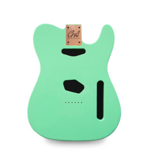 Telecaster Guitar Body - Seafoam Green Nitro Satin- 2 Piece American Alder