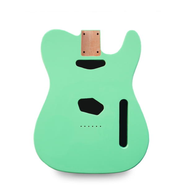 Telecaster Guitar Body - Seafoam Green Nitro Satin- 2 Piece American Alder | Guitar Anatomy