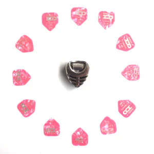12x Pentagon Dadi Classic Guitar Picks with Pick Holder | Guitar Anatomy
