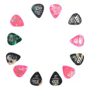 12x Pearloid Guitar Picks Plectrums Dadi Acoustic Electric - Choice of Gauge | Guitar Anatomy