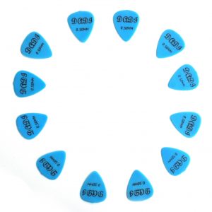 12x Matte Guitar Picks Soft Touch Extra Grip Plectrums Dadi Mixed Set Acoustic Electric - Choice of Gauge | Guitar Anatomy