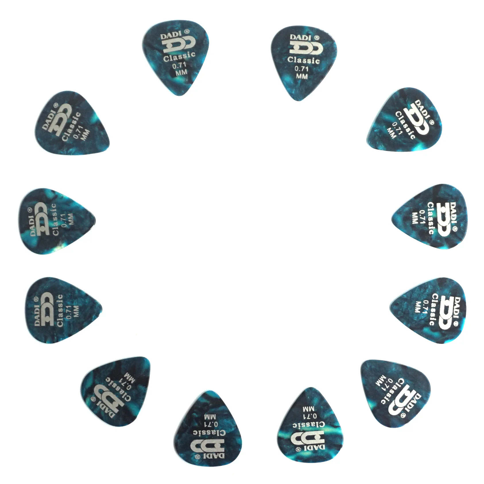12x Pearloid Guitar Picks Plectrums Dadi Acoustic Electric - Choice of Gauge | Guitar Anatomy