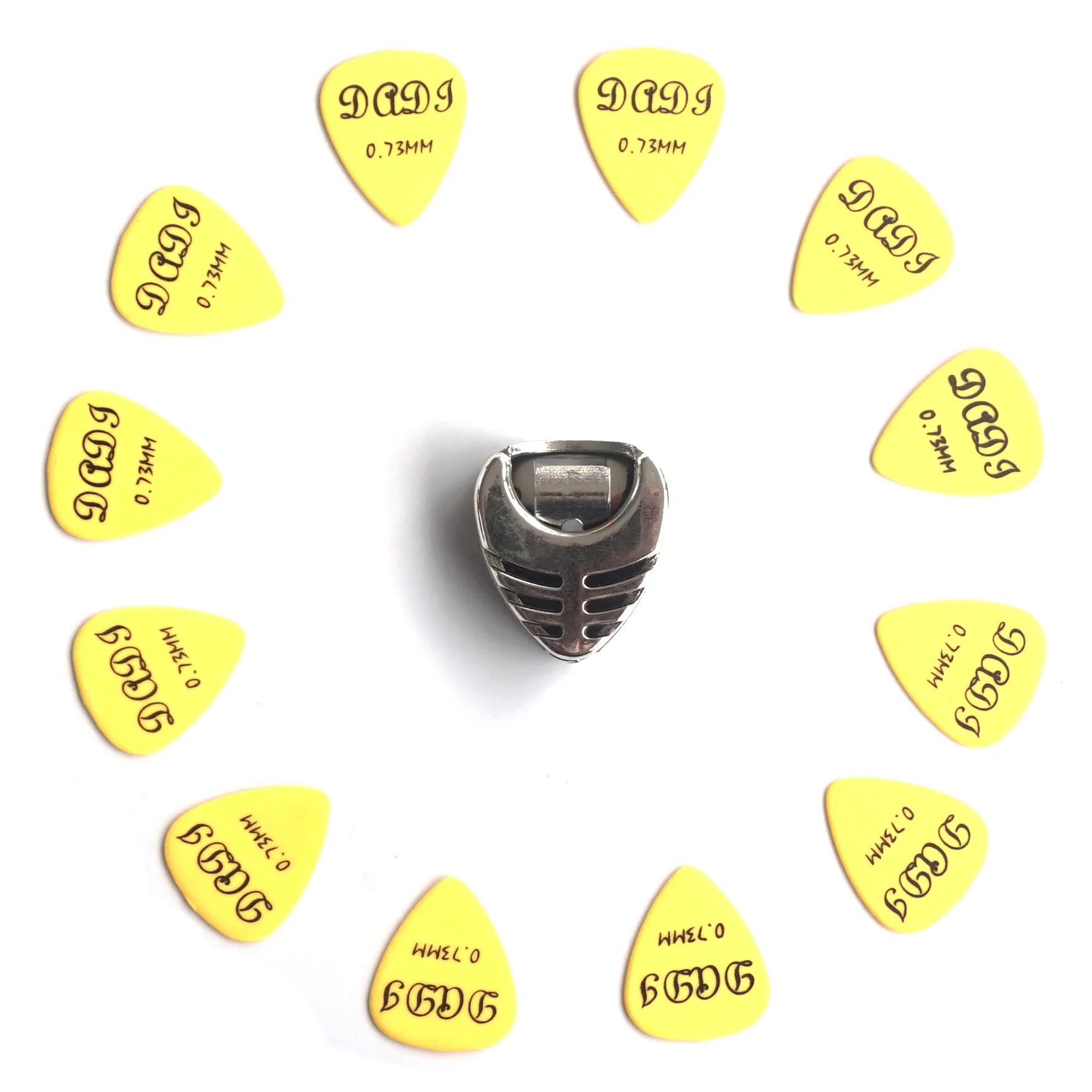 12x Matte Guitar Picks Soft Touch Extra Grip Plectrums Dadi Mixed Set Acoustic Electric with Pick Holder - Choice of Gauge | Guitar Anatomy