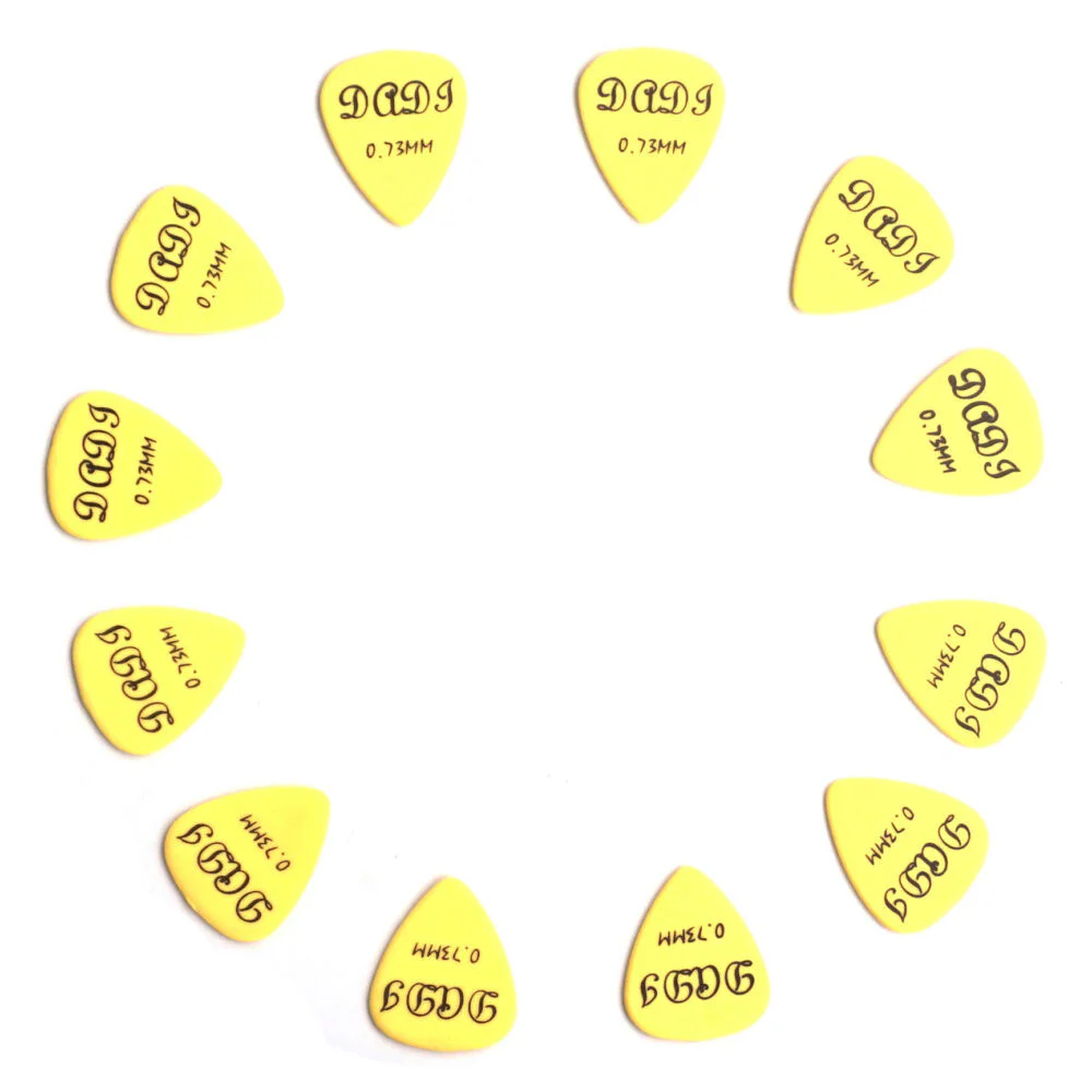 12x Matte Guitar Picks Soft Touch Extra Grip Plectrums Dadi Mixed Set Acoustic Electric - Choice of Gauge | Guitar Anatomy