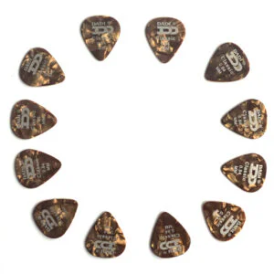 12x Pearloid Guitar Picks Plectrums Dadi Acoustic Electric - Choice of Gauge | Guitar Anatomy