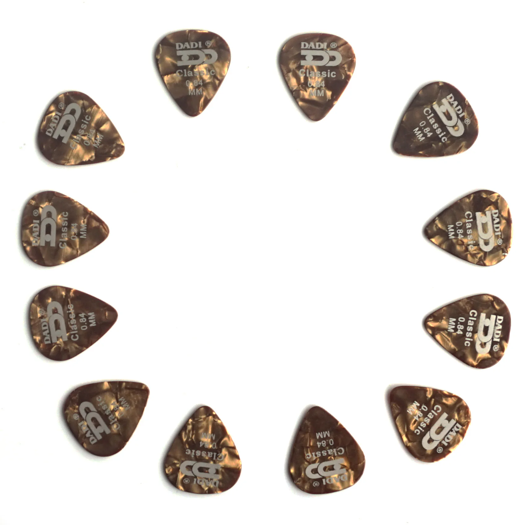 12x Pearloid Guitar Picks Plectrums Dadi Acoustic Electric - Choice of Gauge | Guitar Anatomy