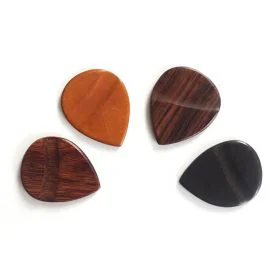 Exotic Wood Handmade Guitar Picks Plectrums