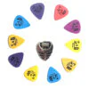 10x Matte Guitar Picks Soft Touch Extra Grip Plectrums S&B Mixed Set Acoustic Electric with Pick Holder | Guitar Anatomy