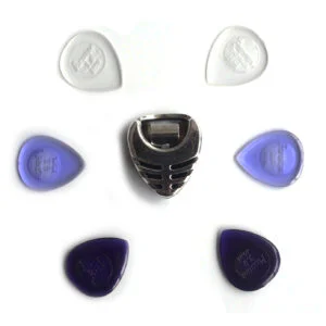6x Large Stubby Guitar Picks Plectrums Dadi Lexan Acoustic Electric with Pick Holder - Choice of Gauge | Guitar Anatomy