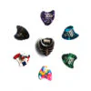 6x Shark Fin Dadi Pearloid Guitar Picks with Pick Holder | Guitar Anatomy