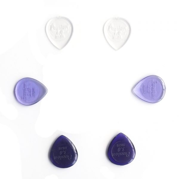 6x Small Stubby Guitar Picks Plectrums Dadi Lexan Acoustic Electric - Choice of Gauge | Full