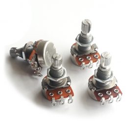 Alpha Guitar Pots – Potentiometer Vol / Tone 250k 500k A or B Linear/logarithmic Mini