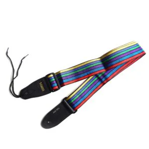 Harrier Guitar Strap – Black Coloured Stripe | Guitar Anatomy