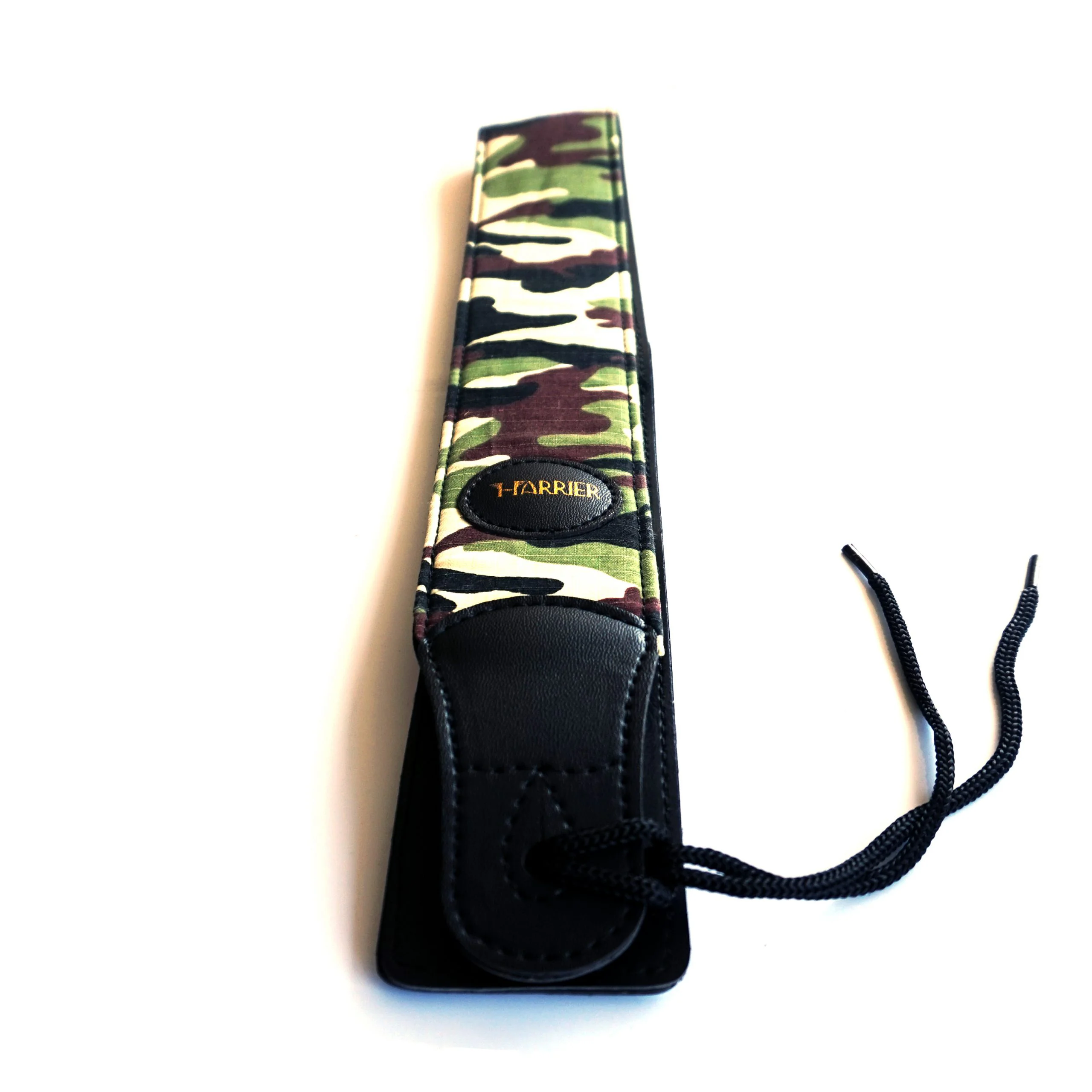 Harrier Guitar Strap – Camo Vegan Leather Padded | Guitar Anatomy