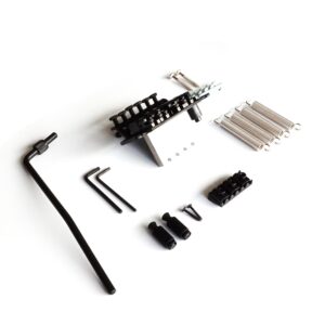 Left Handed Floyd Rose Licensed Tremolo System - Double locking - Full Kit - Black | Guitar Anatomy