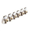 Guitar Anatomy 6 In Line Strip Tuners Vintage Open Gear Machine Heads | Guitar Anatomy