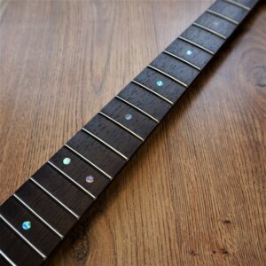 Stratocaster Wenge Guitar Neck with Abalone Inlays | Guitar Anatomy
