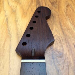 Stratocaster Compatible Wenge Pro Guitar Neck Stainless Steel 22 Fret
