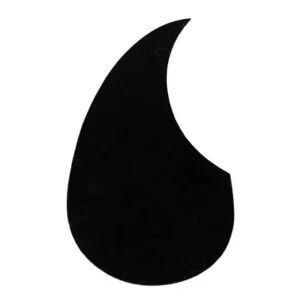 Left Handed Acoustic Guitar Pickguard - Black | Guitar Anatomy