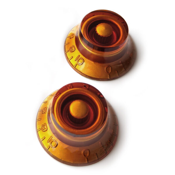 Top Hat Speed Control Knobs – Amber | Guitar Anatomy