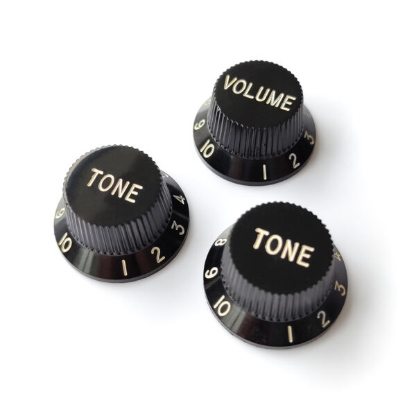 Stratocaster Tone & Volume Knobs – Set or Individual | Guitar Anatomy