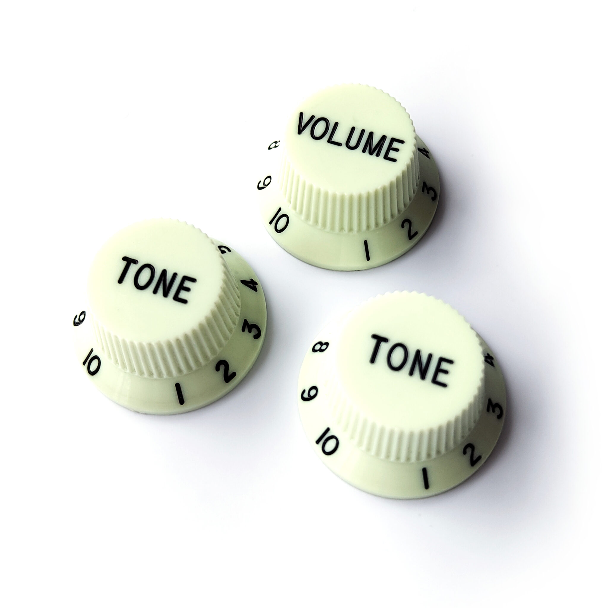 Stratocaster Tone & Volume Knobs Set or Individual Guitar Anatomy