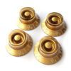 Top Hat Speed Control Knobs – Volume Tone for Gibson & Epiphone Les Paul – Gold