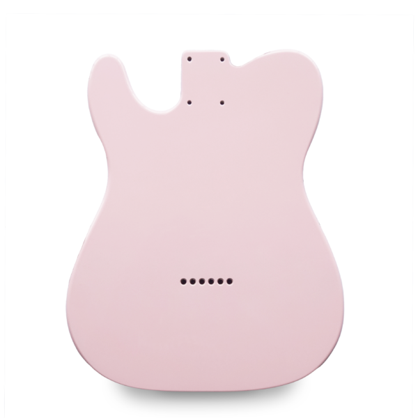 Shell Pink Telecaster Guitar Body by Guitar Anatomy