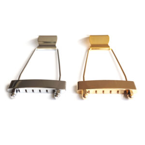 Trapeze Tailpiece for Archtop Jazz Guitars - Chrome, Gold | Guitar Anatomy