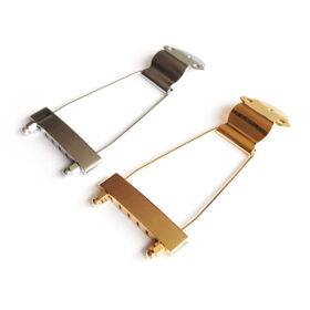 Trapeze Tailpiece for Archtop Jazz Guitars - Chrome, Gold