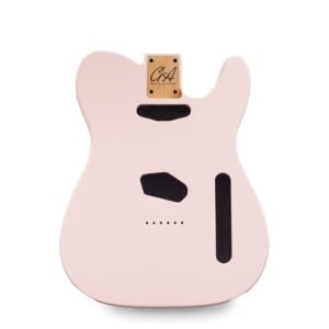 Telecaster Guitar Body - Shell Pink - 2 Piece American Alder
